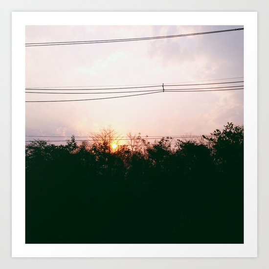 Passing By Art Print