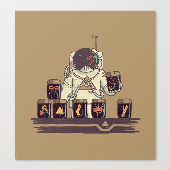 Kleptonaut Canvas Print