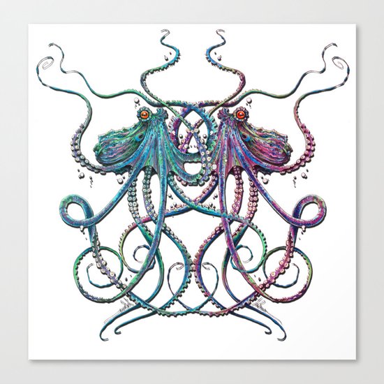 Underwater Love Canvas Print