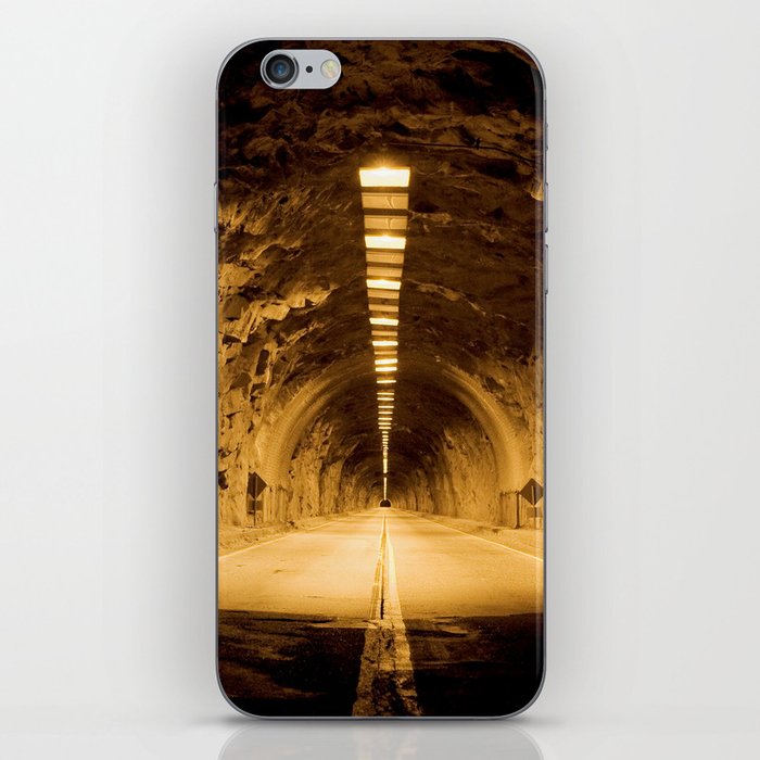 Late Hike Through Yosemite Tunnel iPhone Skin
