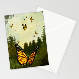 Monarch Forest Stationery Cards