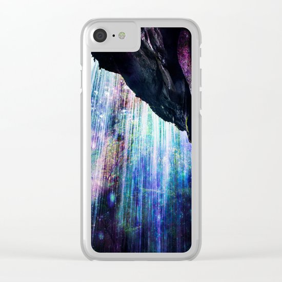 Enchanted Waterfall. Clear iPhone Case