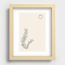 SUN AND PLANTS By Fleur Adriana Recessed Framed Print