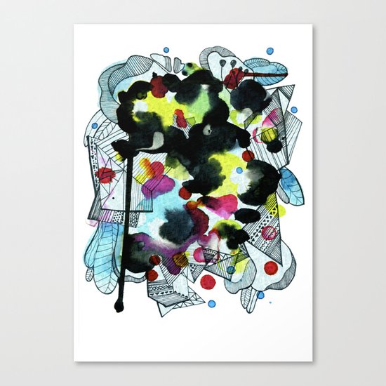 Hanging worlds Canvas Print