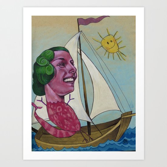 Sailing Art Print