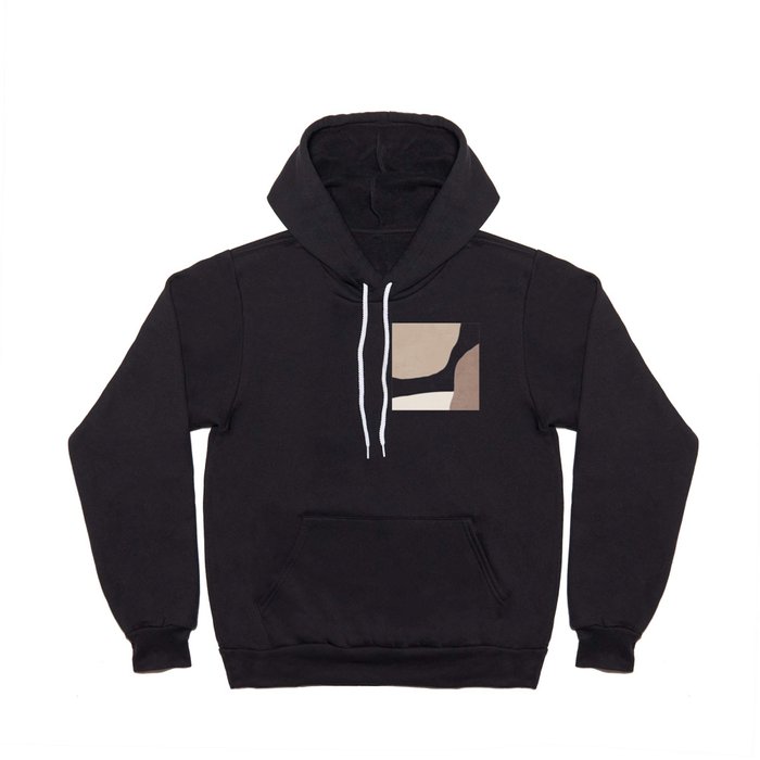 Organic Shapes Neutrals 1 Hoody