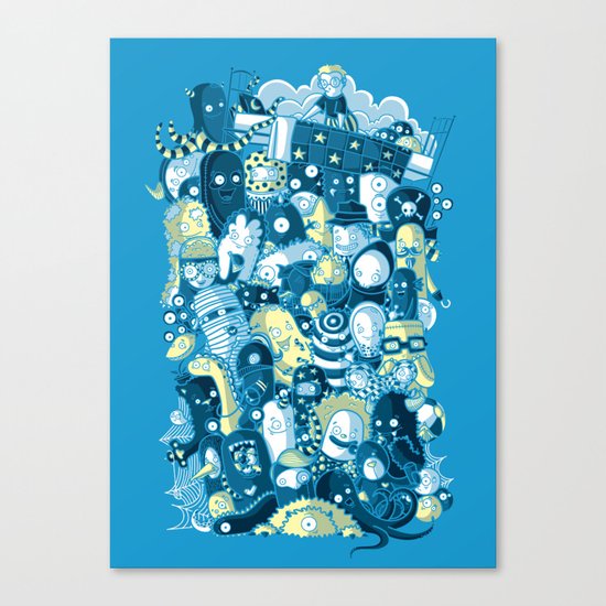 Under my bed Canvas Print