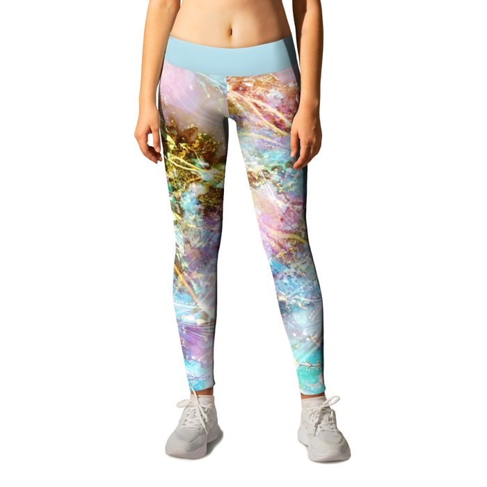 Opal and Gold Leggings