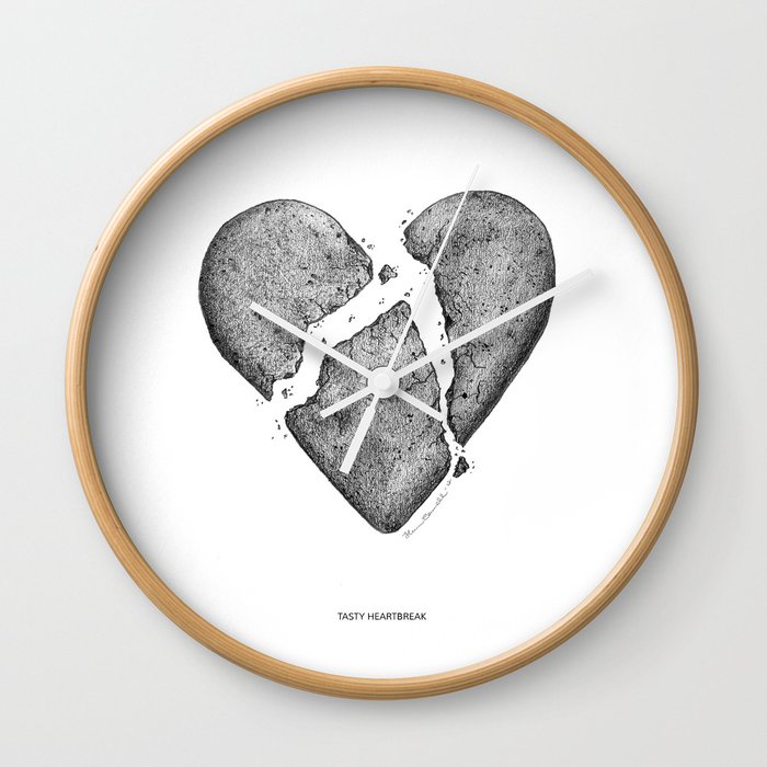 Tasty Heartbreak Wall Clock