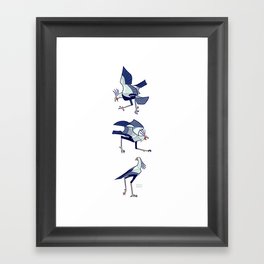 SECRETARY BIRD Framed Art Print