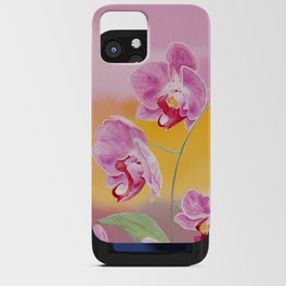 Colorful Orchid  iPhone Card Case