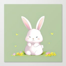 Cute bunny Canvas Print