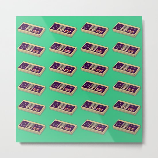Classic Video Game Controller | NES Metal Print