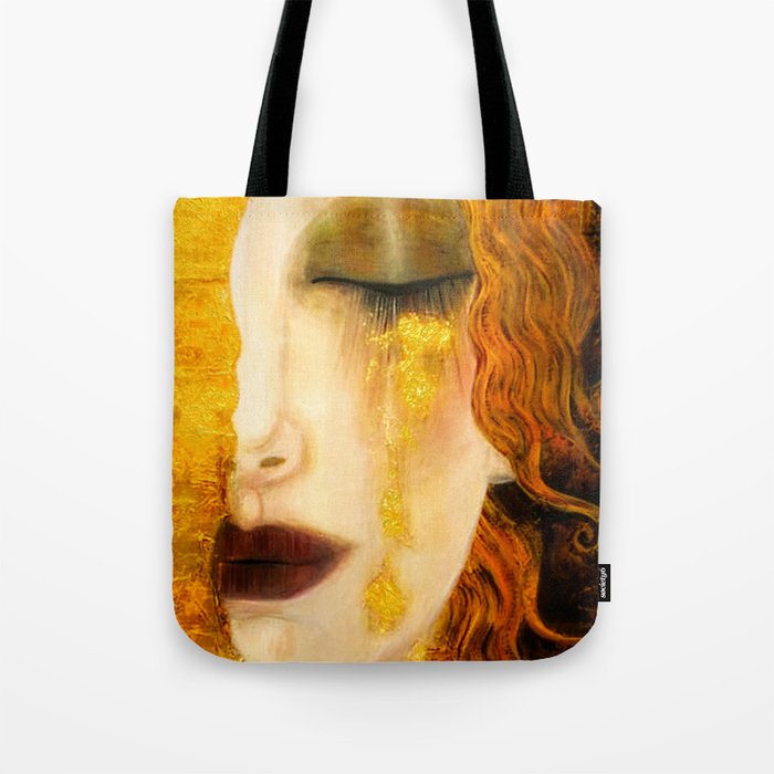 Freya's Golden Tears Viking Lore Tote Bag