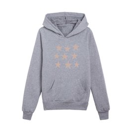 Star Pattern Soft Clay Kids Pullover Hoodies