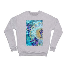 Colorful Seahorse Beach Art - Sea Dance Crewneck Sweatshirt