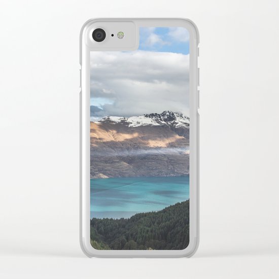 Island clouds Clear iPhone Case