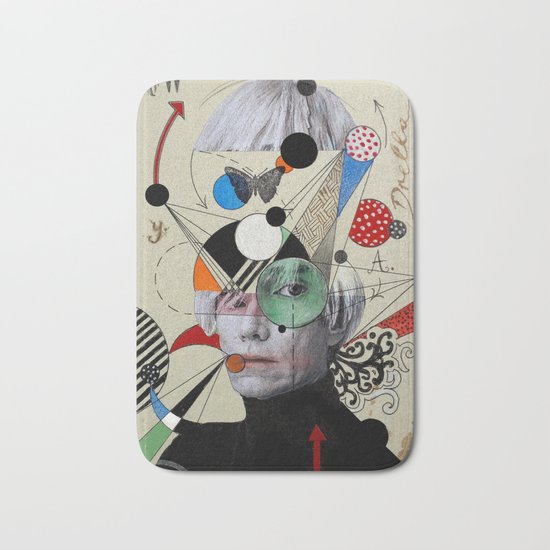 anti pop andy Bath Mat