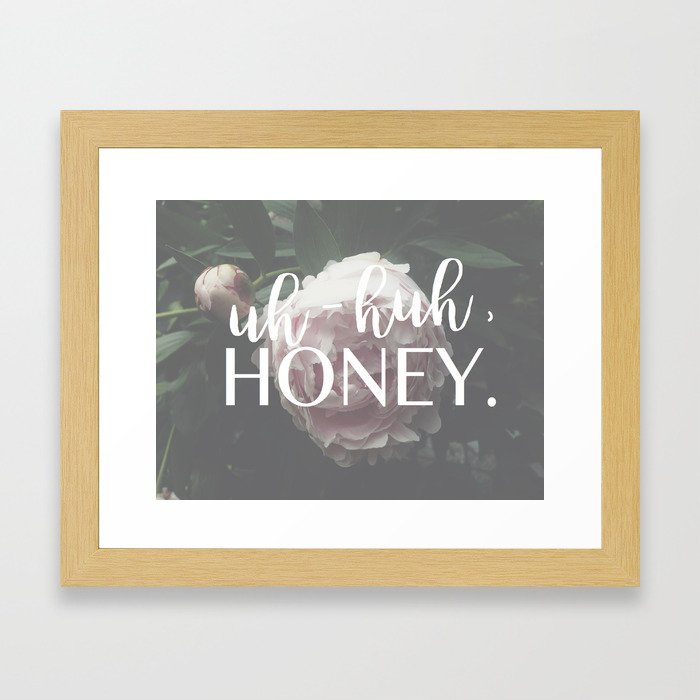 honey Framed Art Print