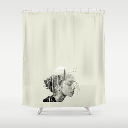 Reflection, New York City Shower Curtain