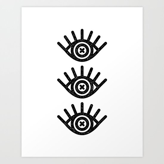 BRIGHT EYES Art Print