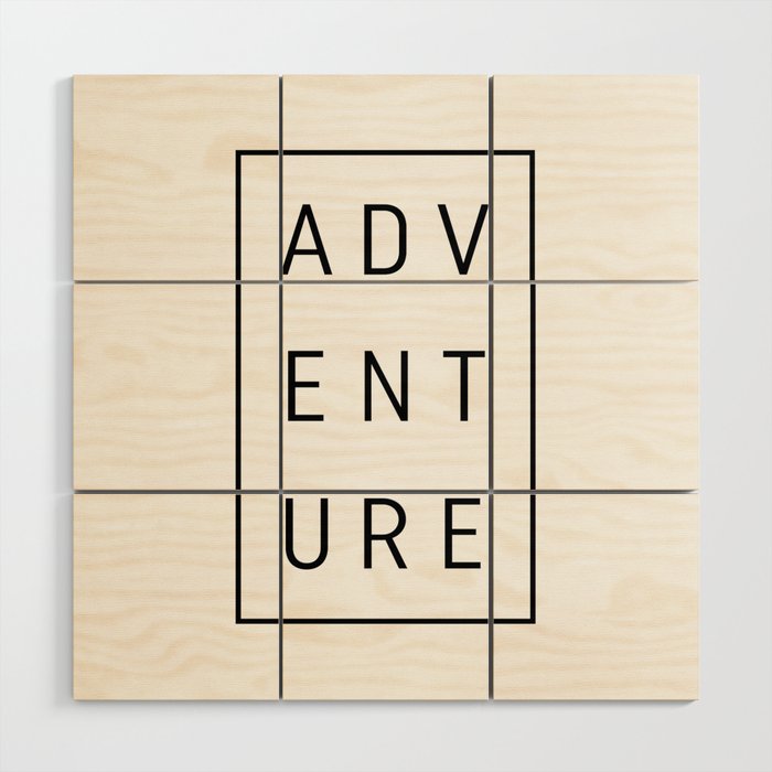 Adventure Wood Wall Art