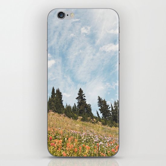 Mountain Flowers in the Sun iPhone Skin