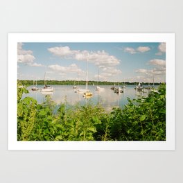 Lake Harriet Sailboats | 35mm Film Photography | Minneapolis Minnesota Art Print