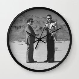 Casino- Ace & Nicky in the Desert Wall Clock