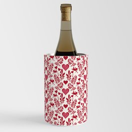 Little Red Cupids and Hearts Collection Wine Chiller