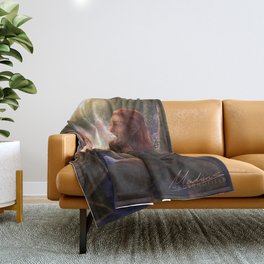 The Fox and the Firebird Throw Blanket