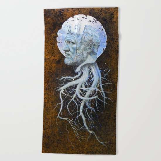 "The End of Reason II" Beach Towel