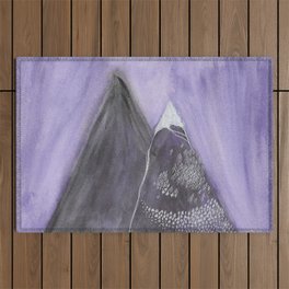 Two mountains Outdoor Rug