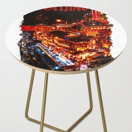 Chongqing China city watercolor Side Table