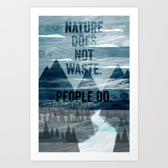 waste Art Print