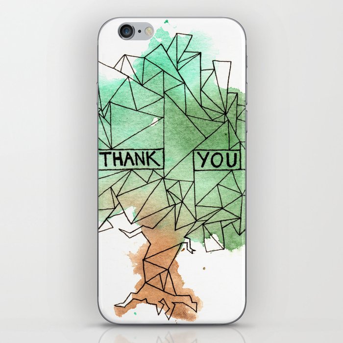 Thank You Tree iPhone Skin