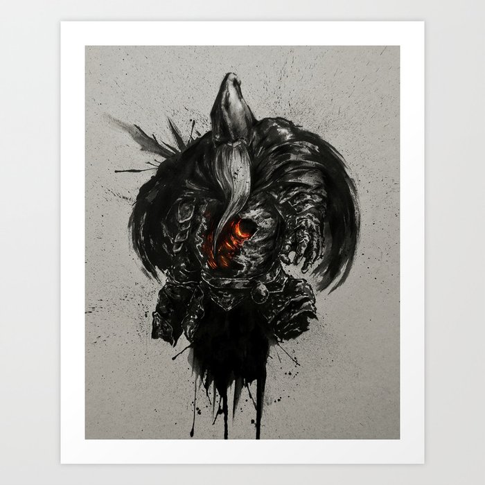 Art Slave Knight Gael Wallpaper Slave Knight Gael Art Print By Ink4everything Society6 slave knight gael art print by ink4everything