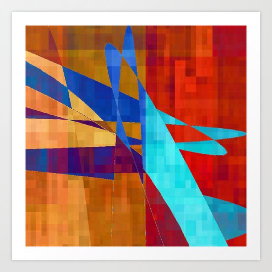 flash flood Art Print