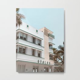 Miami, FL. 2022 Metal Print | Palmtrees, Beach, Vacation, Waves, Miamifl, Photo, Miamiflorida, Ocean, Oceanwaves, Cityphotography 