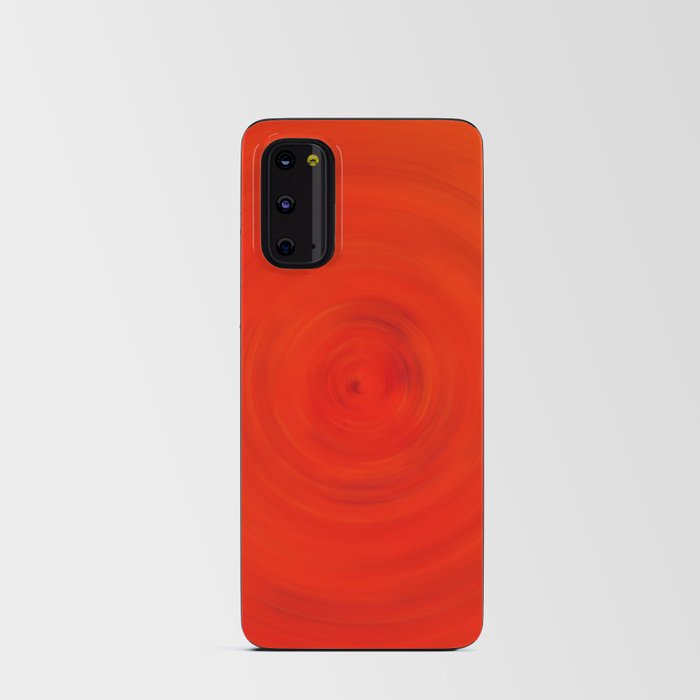 Red Circle Android Card Case