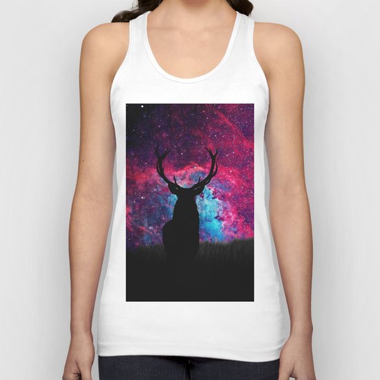 Deer Galaxy Unisex Tank Top