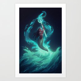 Harnessing Her Power Art Print