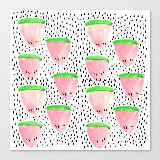 Watermelon Print II Canvas Print