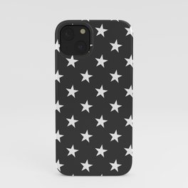 Black White Stars iPhone Case