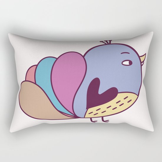 Cute Bird Rectangular Pillow