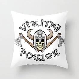Viking Power - Viking design for men, women and youth Throw Pillow