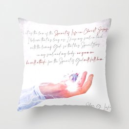 THE POWER OF THE SPIRIT OF LIFE Throw Pillow