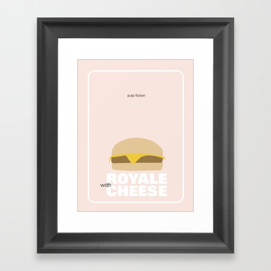 Pulp Fiction Movie poster Framed Art Print