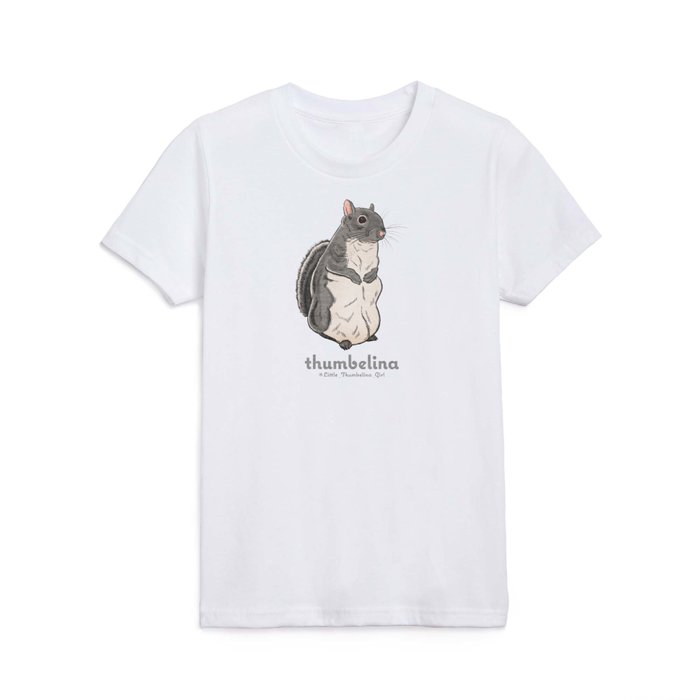 Little Thumbelina Girl: Meerkat Squirrel Kids T Shirt