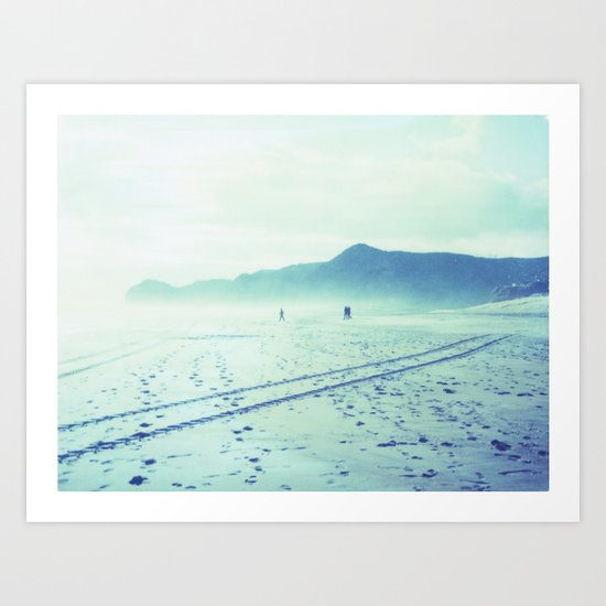Piha Beach Art Print